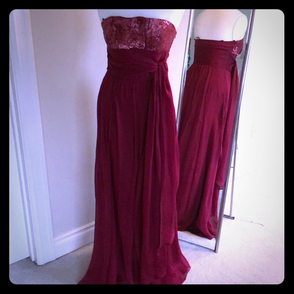 Floor Lenght Silk Dress - Picture 1 of 4